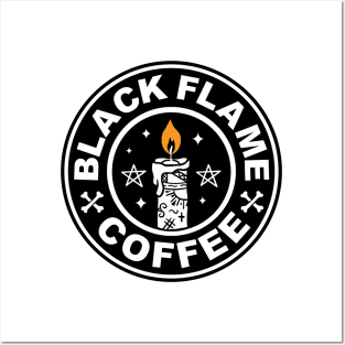 Black Flame Coffee Posters and Art